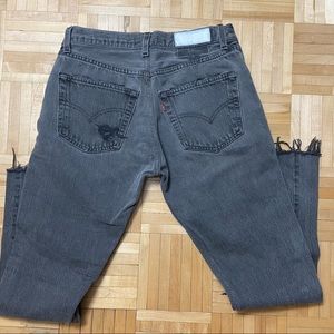 Re/Done Levi’s grey jeans